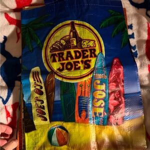 Trader Joe's surfboard  Tote Bag